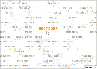 map of Brotdorf