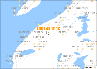 map of Brötjemark