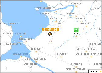 map of Brouage
