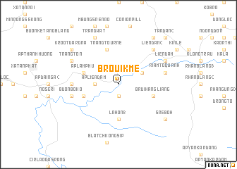 map of Broui K\