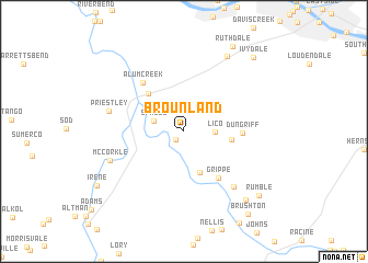 map of Brounland