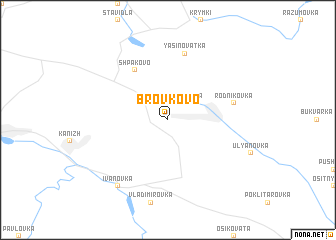 map of Brovkovo