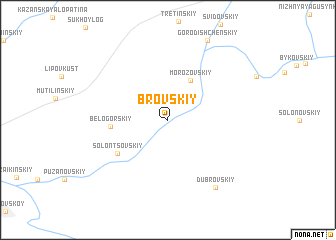 map of Brovskiy