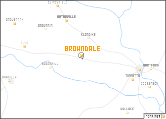 map of Browndale