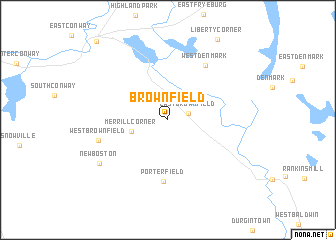 map of Brownfield