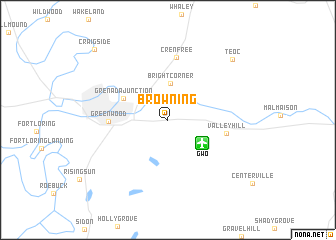 map of Browning