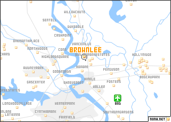 map of Brownlee