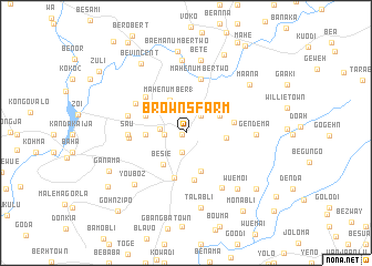 map of Browns Farm