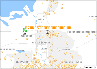 map of Brown Stone Condominium