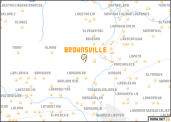 map of Brownsville