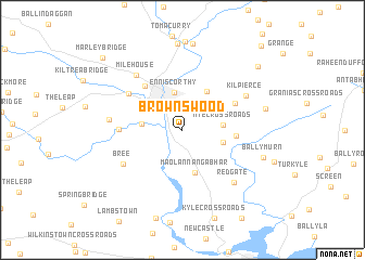 map of Brownswood