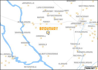 map of Brownway