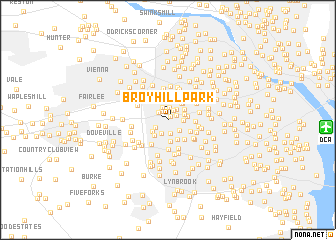 map of Broyhill Park