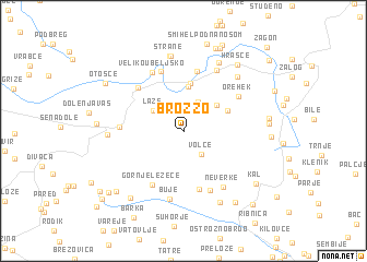 map of Brozzo