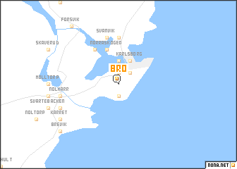 map of Bro