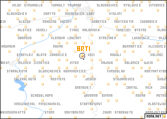 map of Brtí