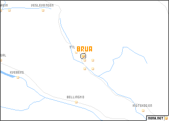 map of Brua