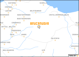 map of Brucanuova