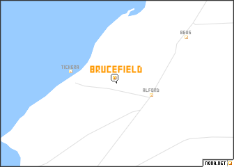 map of Brucefield