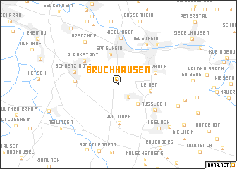 map of Bruchhausen