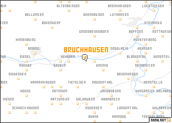 map of Bruchhausen