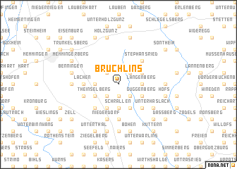 map of Brüchlins