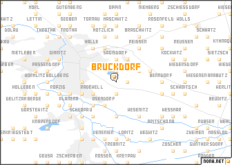 map of Bruckdorf