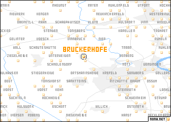 map of Bruckerhöfe