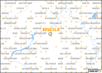 map of Brückla