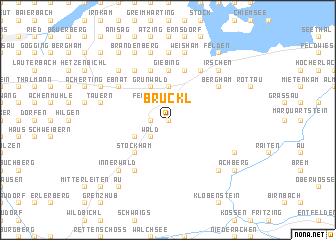 map of Brückl