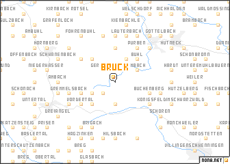 map of Bruck