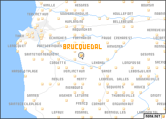 map of Brucquedal