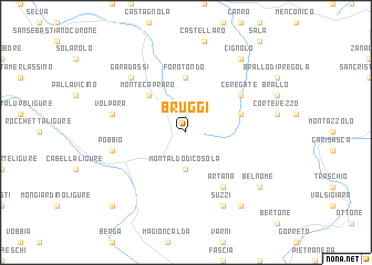 map of Bruggi