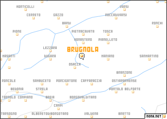 map of Brugnola