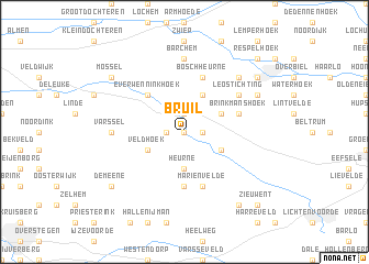 map of Bruil