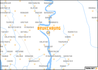 map of Brukchaung