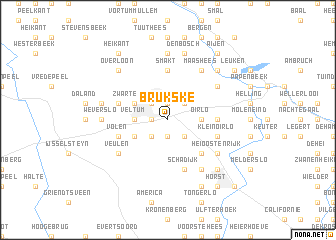 map of Brukske