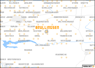 map of Brüllingsen