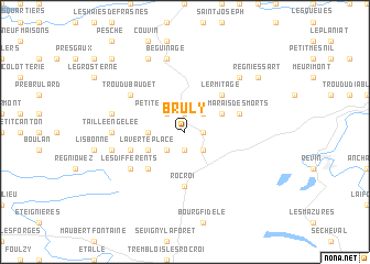 map of Brûly