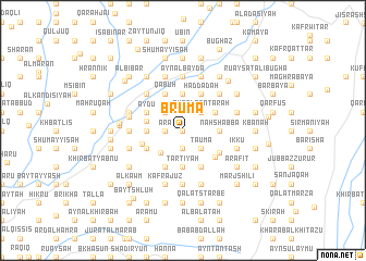 map of Brūmā