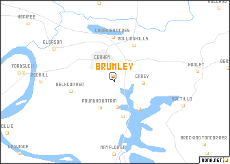 map of Brumley