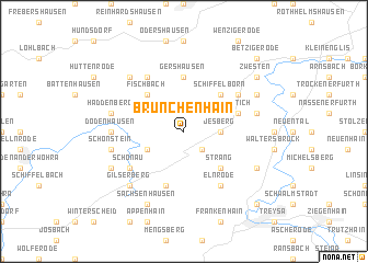 map of Brünchenhain