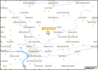 map of Brünen