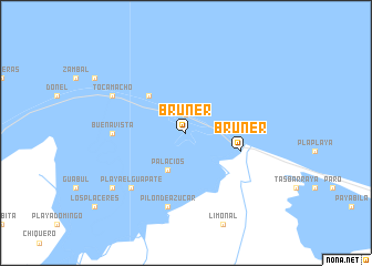 map of Bruner