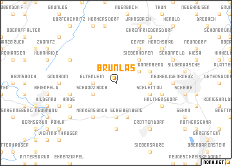 map of Brünlas