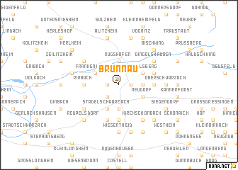 map of Brünnau
