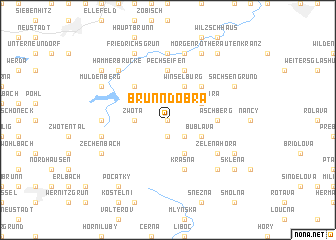 map of Brunndöbra