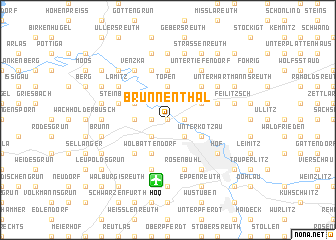 map of Brunnenthal