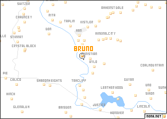 map of Bruno