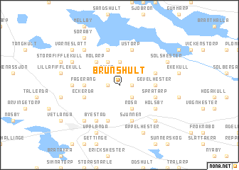 map of Brunshult